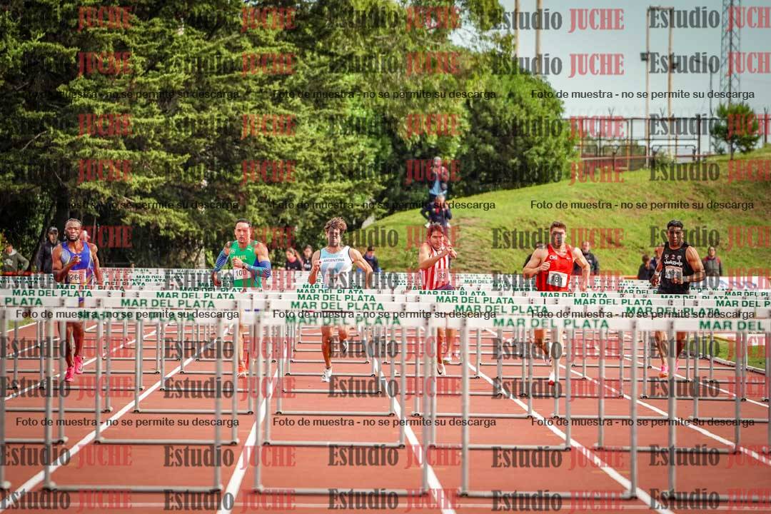 Fotos de los 110 m con vallas de varones