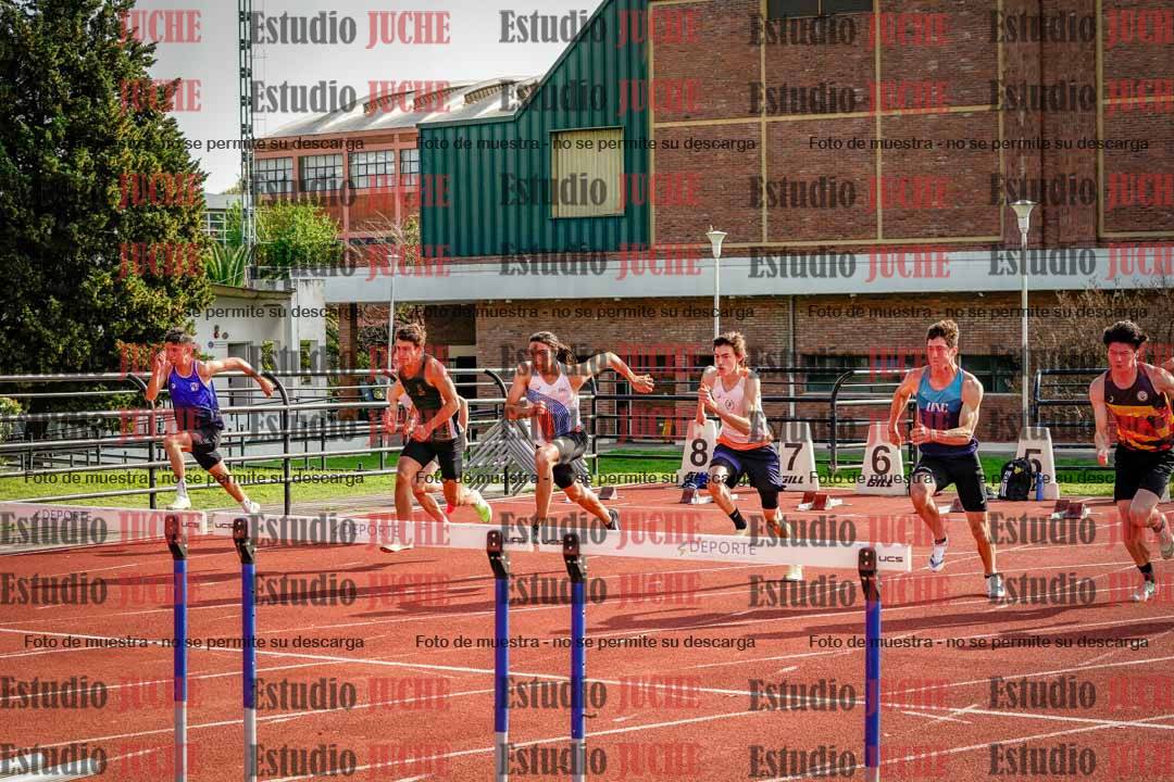 Fotos de los 110 m con vallas de varones