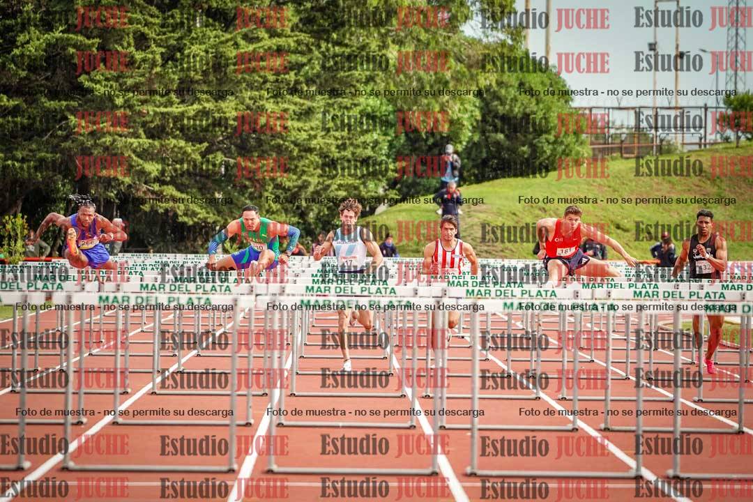 Fotos de los 110 m con vallas de varones