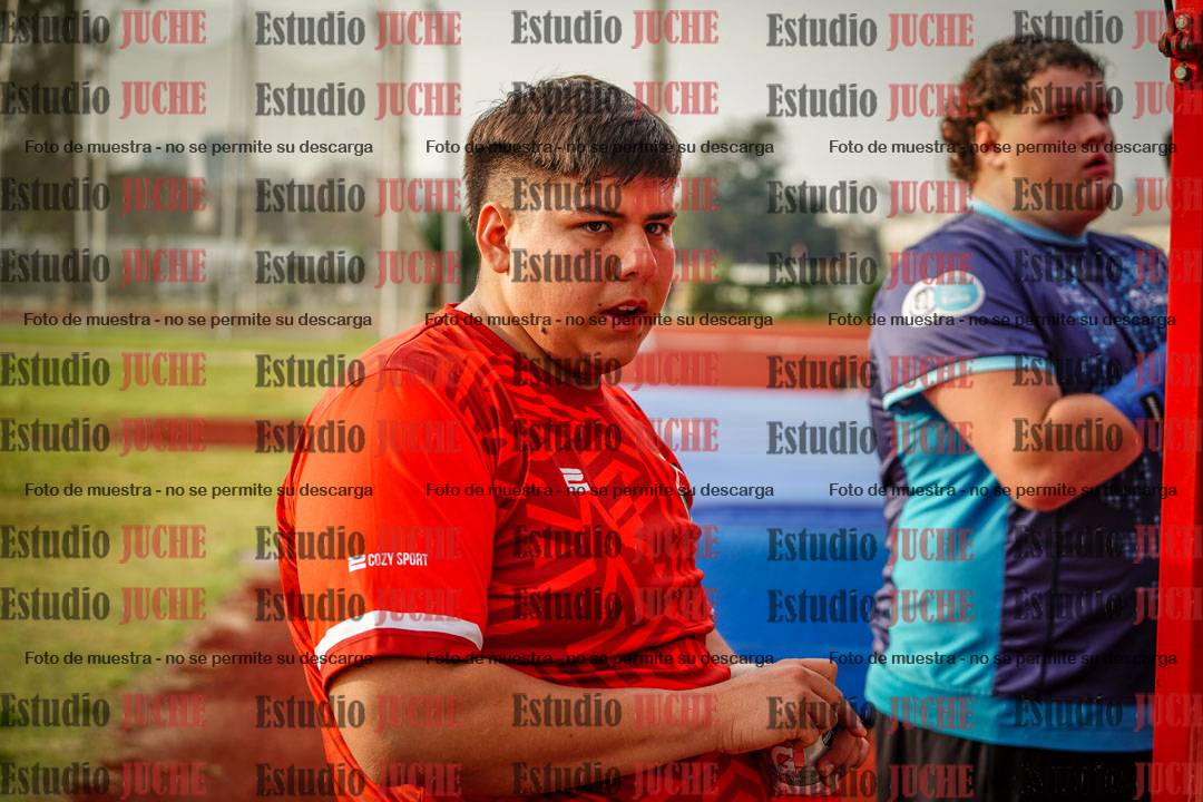 Fotos del lanzamiento de bala de varones