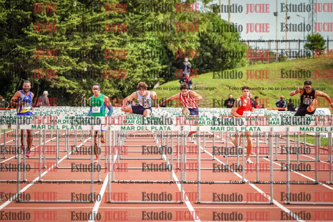 Fotos de los 110 m con vallas de varones