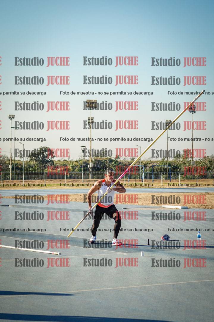 Fotos del salto con garrocha de mujeres y varones