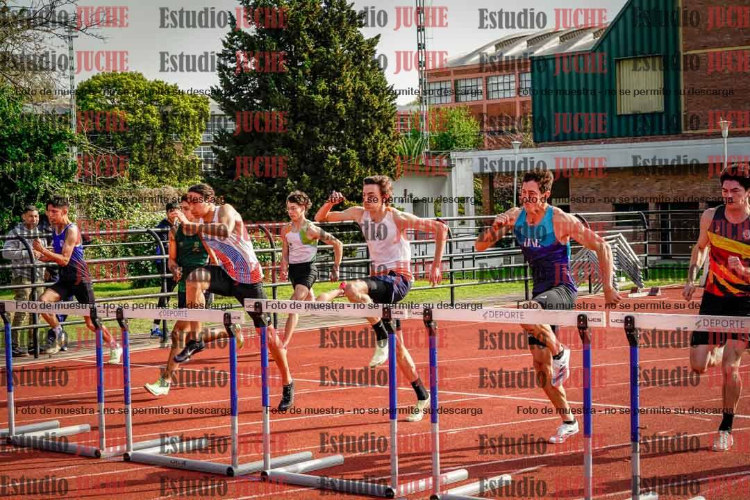 Fotos de los 110 m con vallas de varones