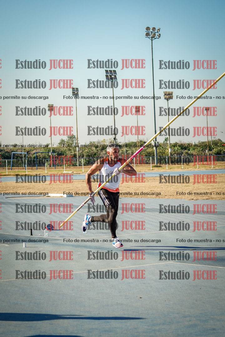 Fotos del salto con garrocha de mujeres y varones