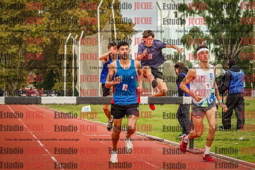 Fotos de los 3000 m con obstáculos de varones