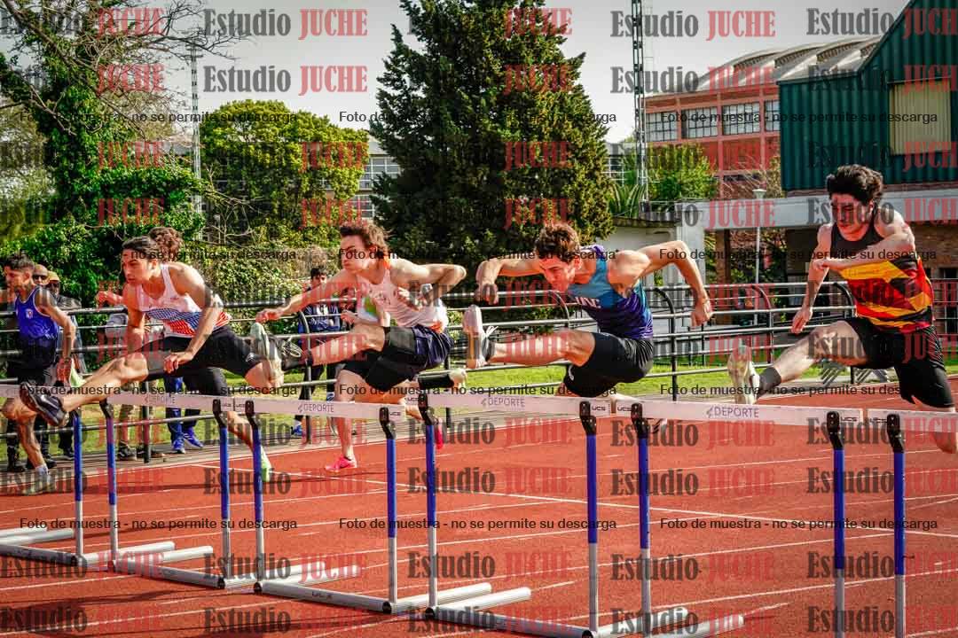 Fotos de los 110 m con vallas de varones