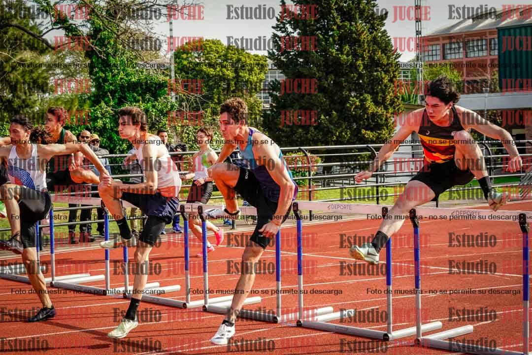 Fotos de los 110 m con vallas de varones