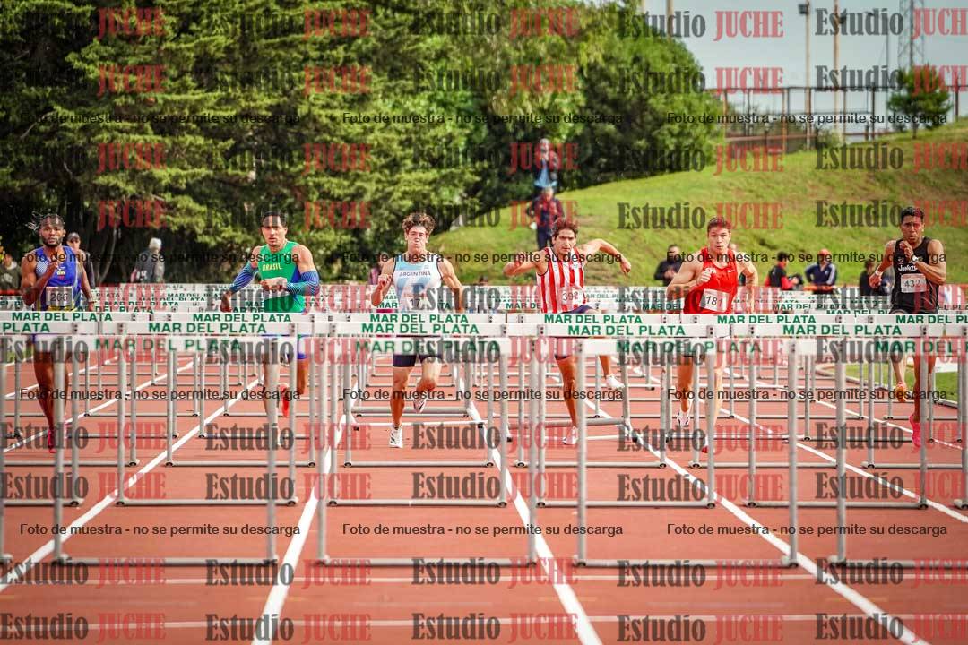 Fotos de los 110 m con vallas de varones