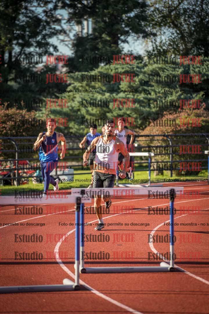 Fotos de los 400 m con vallas de varones