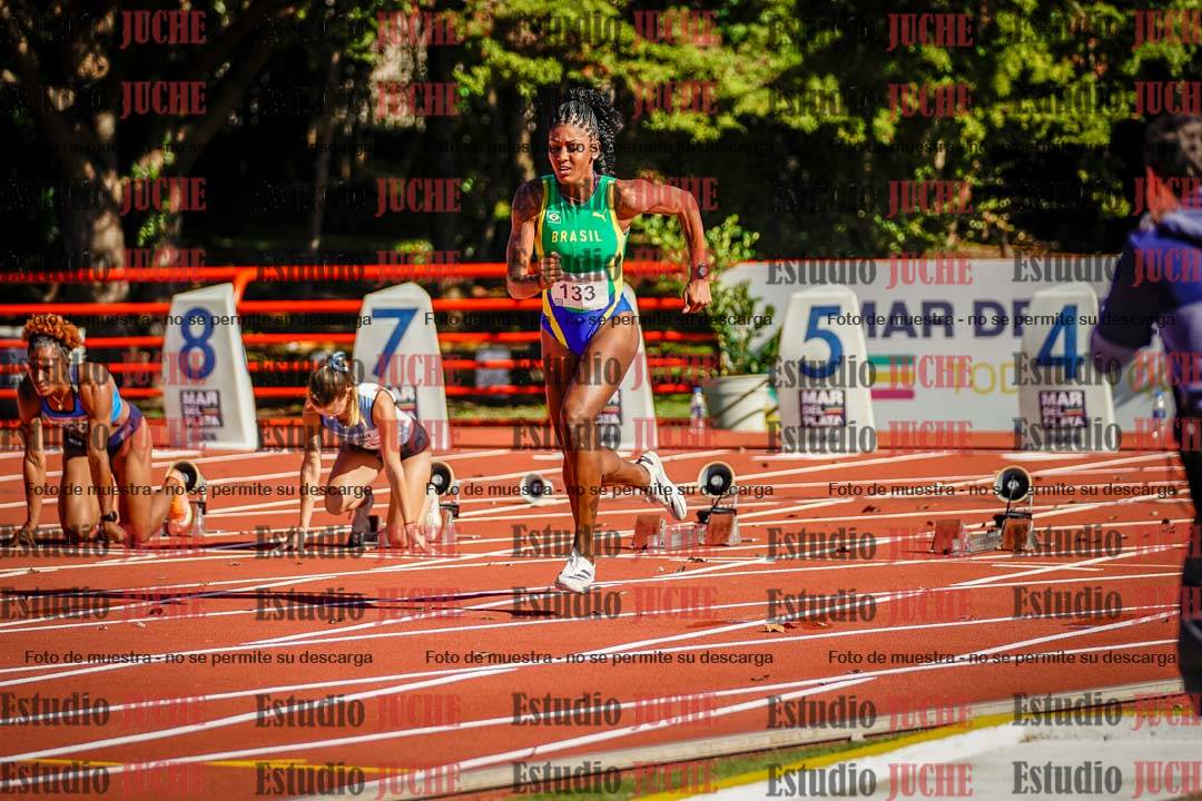 Fotos de los 100 m con vallas de mujeres - hepta 1