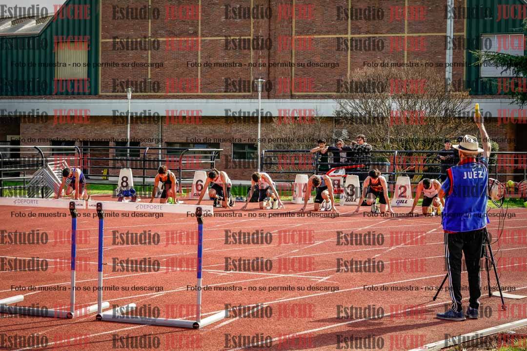 Fotos de los 110 m con vallas de varones