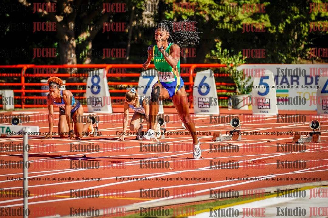 Fotos de los 100 m con vallas de mujeres - hepta 1