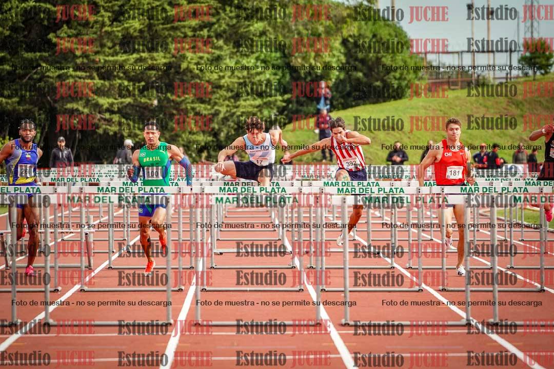 Fotos de los 110 m con vallas de varones