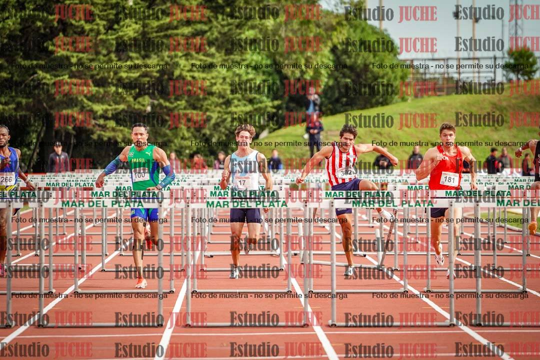 Fotos de los 110 m con vallas de varones