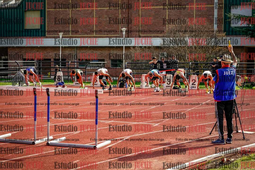 Fotos de los 110 m con vallas de varones