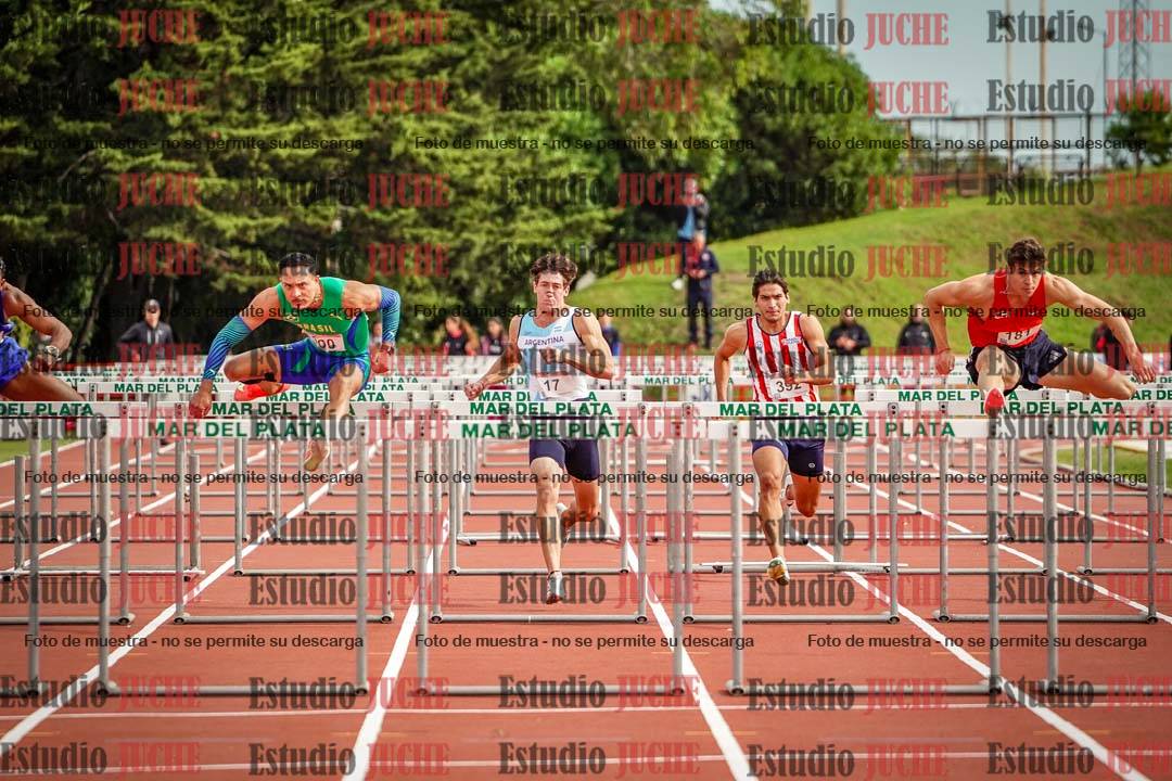 Fotos de los 110 m con vallas de varones