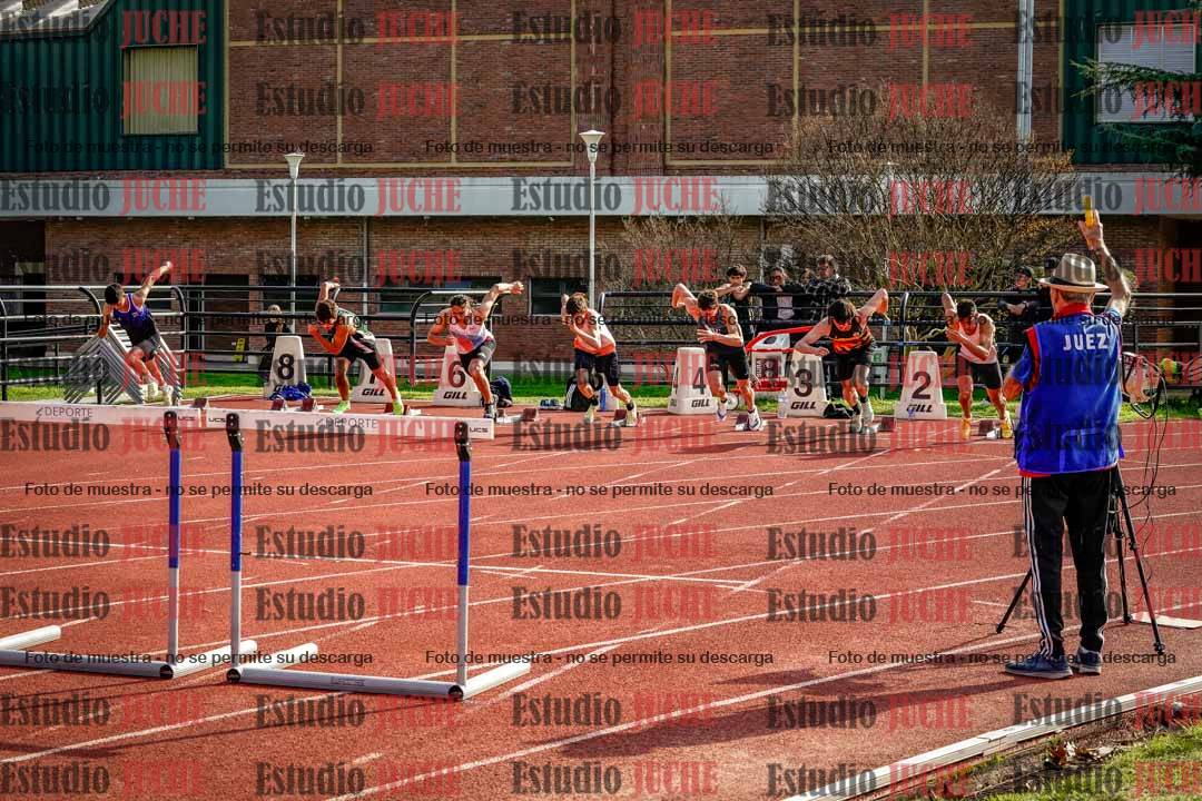 Fotos de los 110 m con vallas de varones