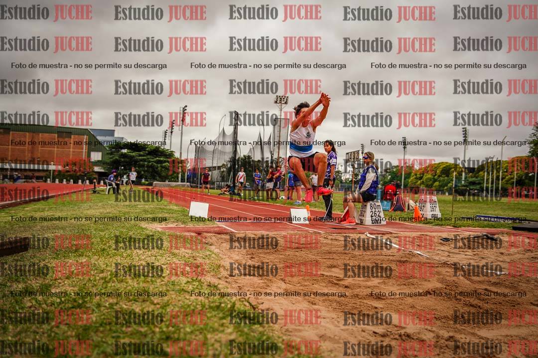 Fotos del salto en largo de varones - U14