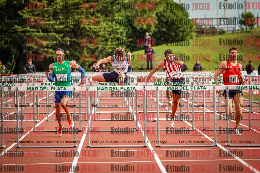 Fotos de los 110 m con vallas de varones