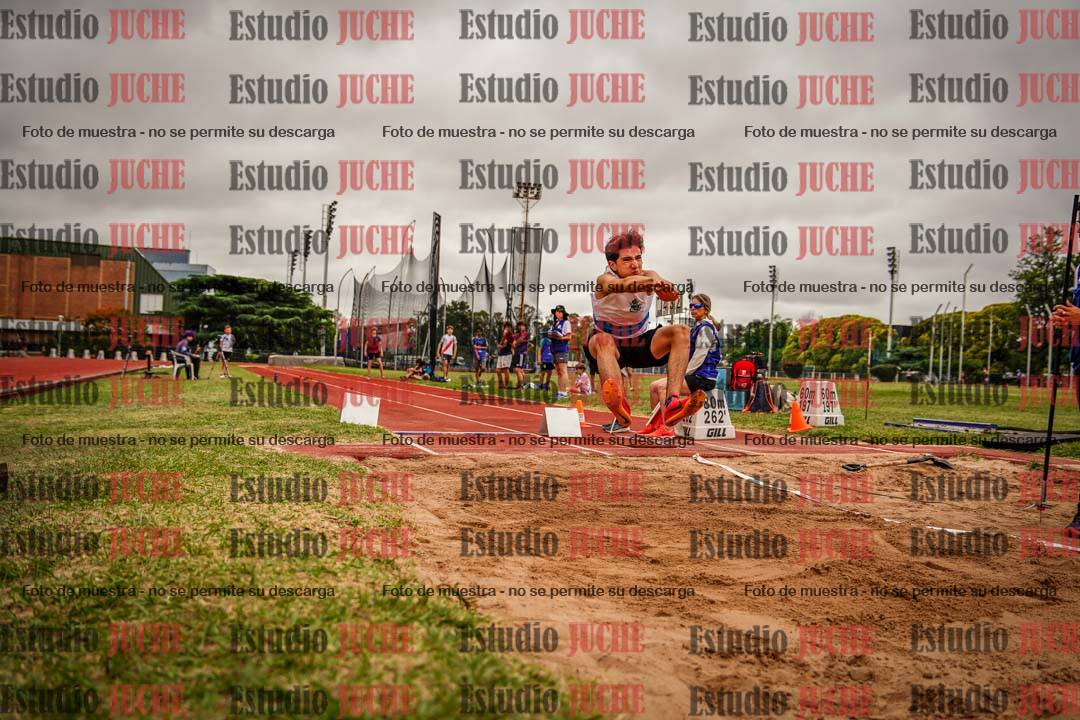 Fotos del salto en largo de varones - U14