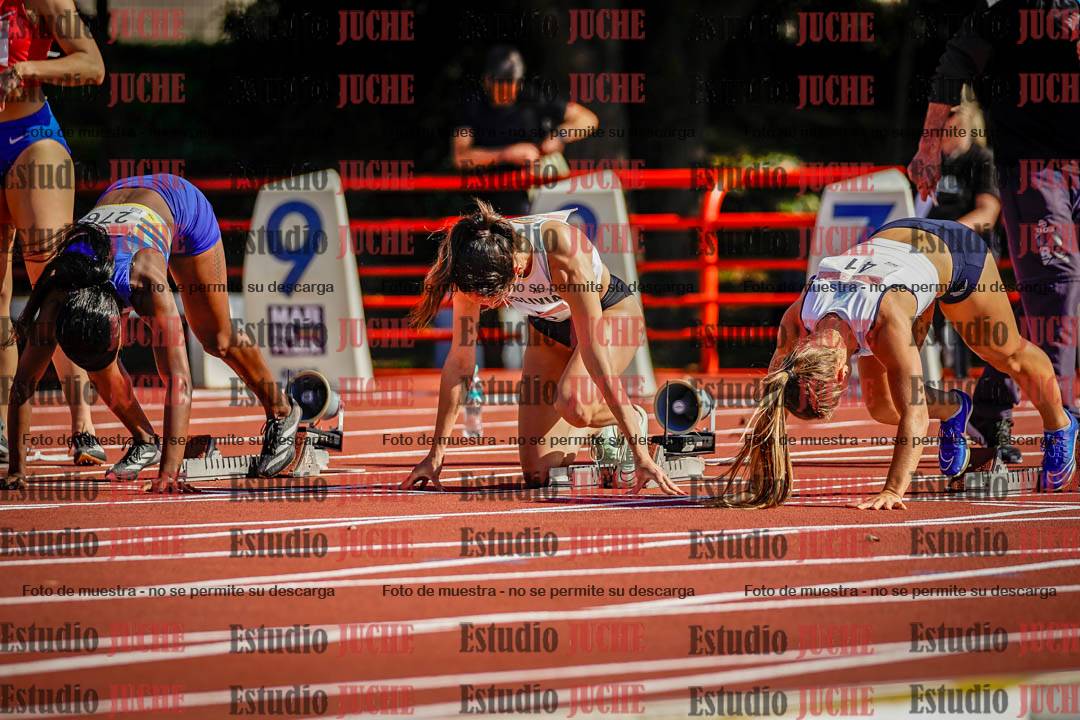 Fotos de los 100 m de mujeres