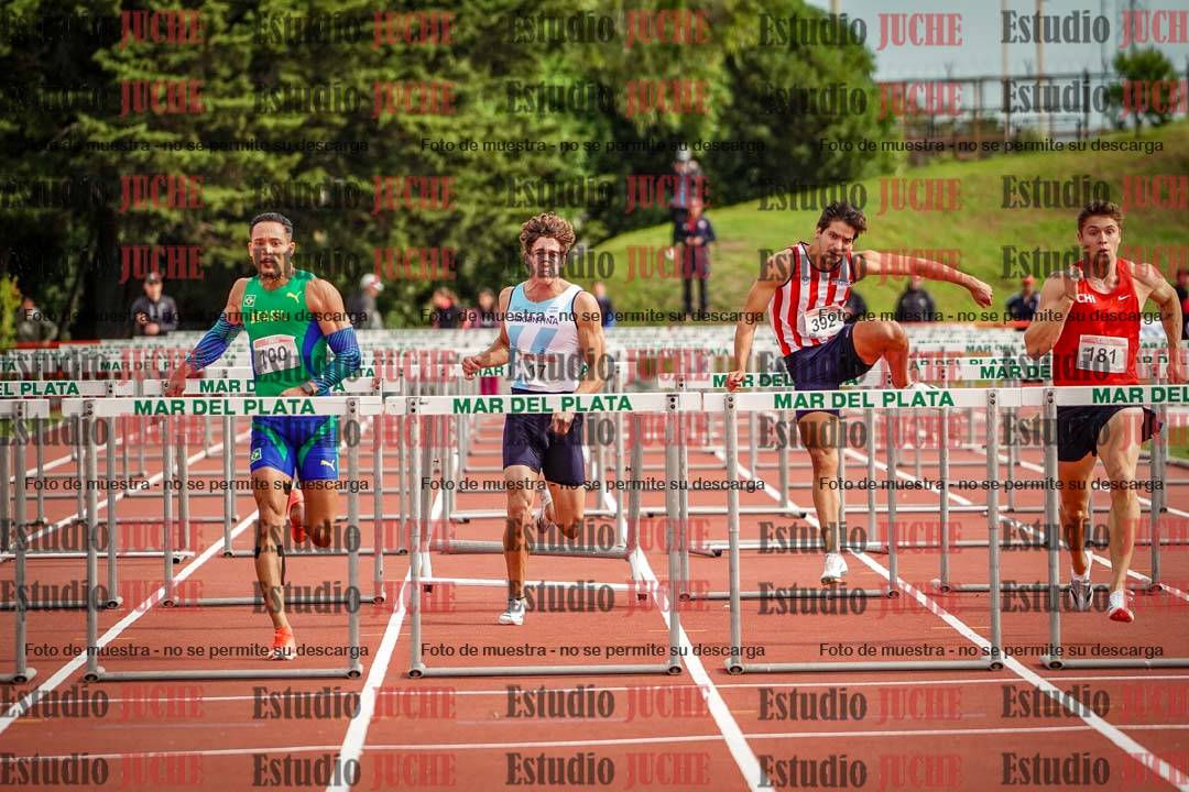 Fotos de los 110 m con vallas de varones