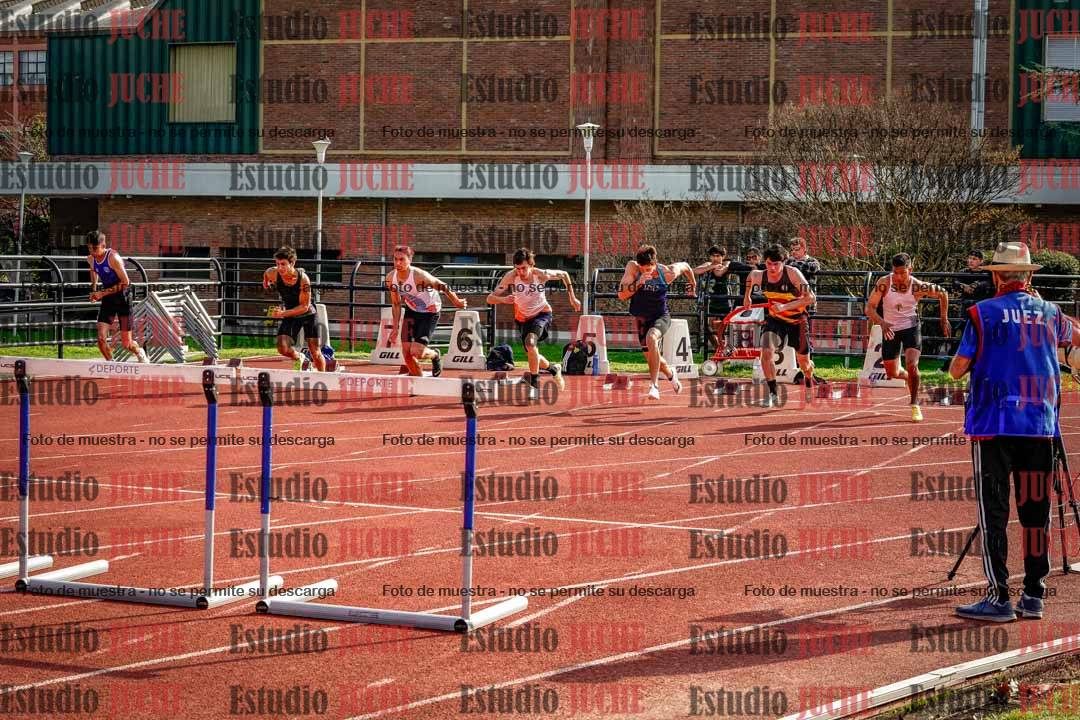 Fotos de los 110 m con vallas de varones