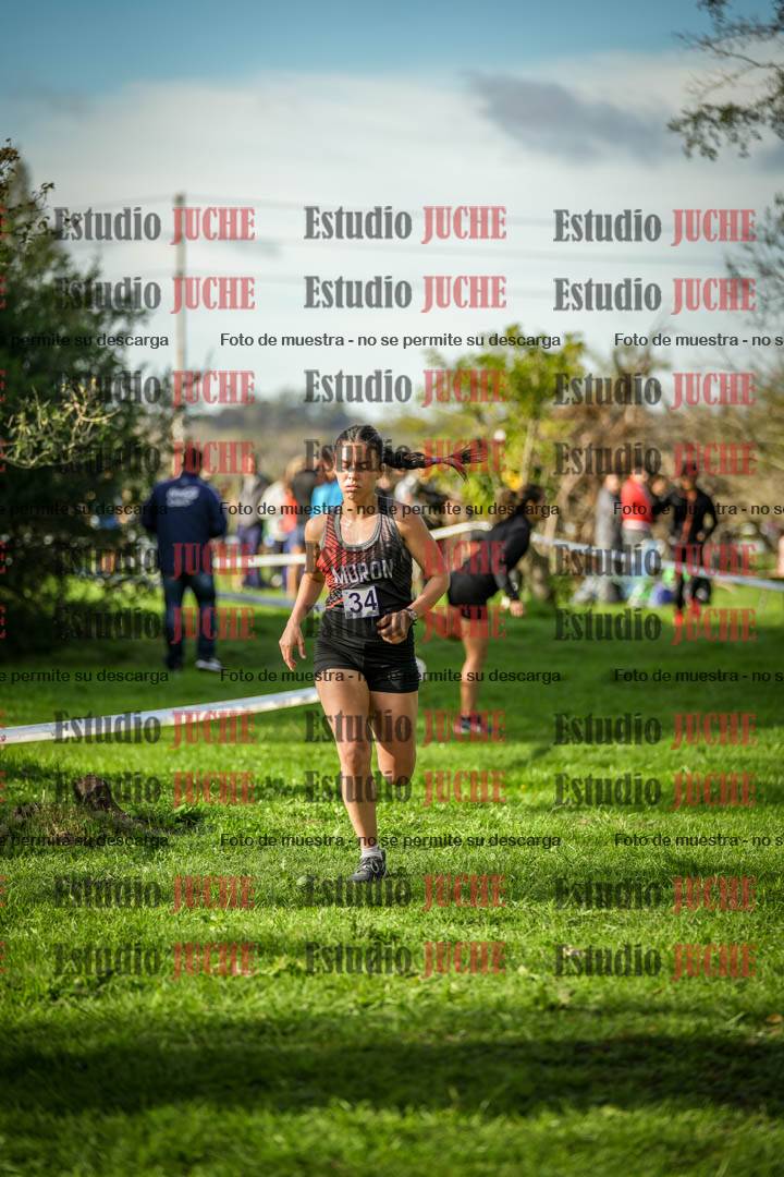 Fotos de la llegada del cross de 4000 m - mujeres