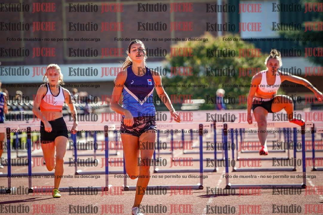 Fotos de los 100 m con vallas de mujeres