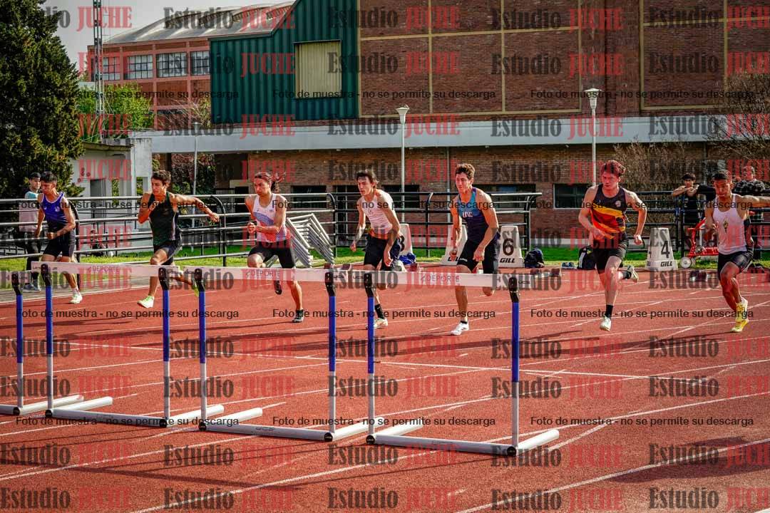 Fotos de los 110 m con vallas de varones