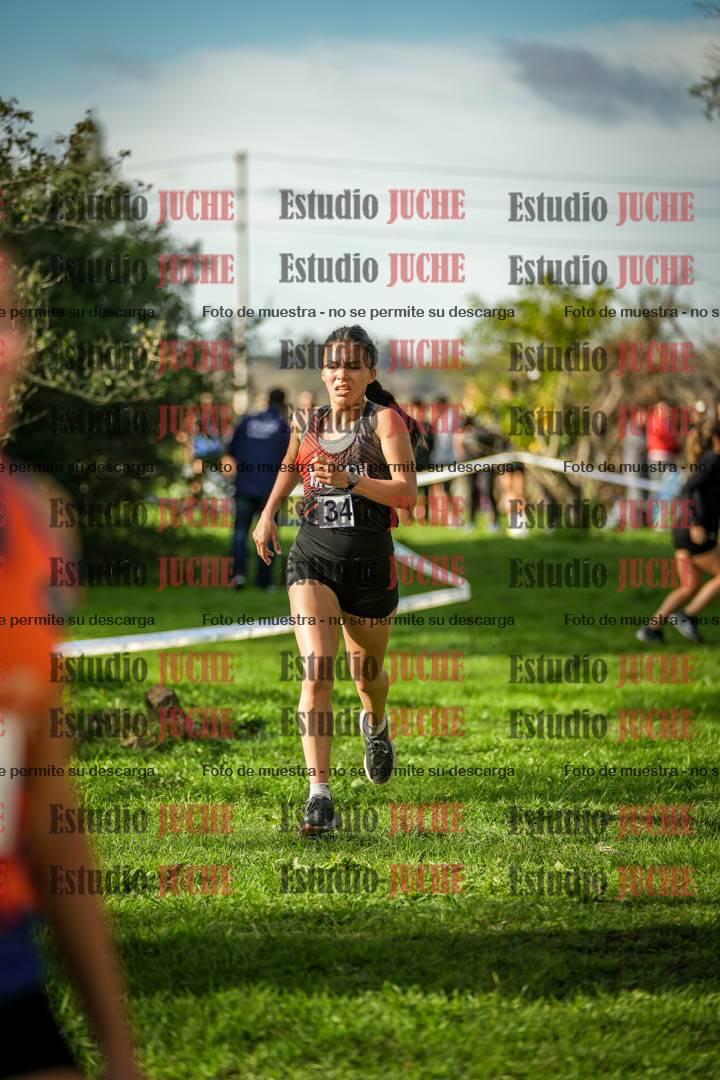 Fotos de la llegada del cross de 4000 m - mujeres