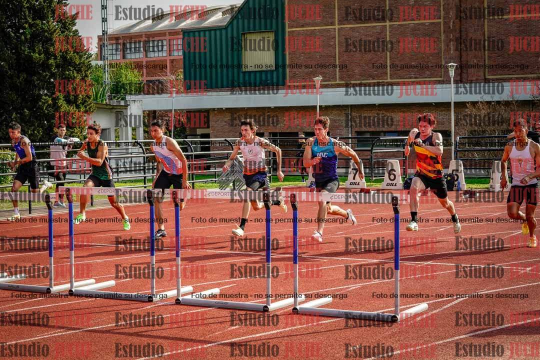 Fotos de los 110 m con vallas de varones