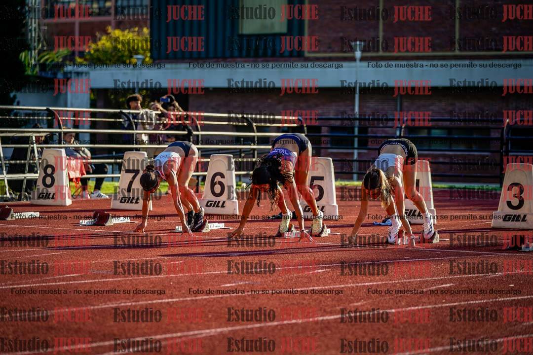Fotos de los 100 m con vallas de mujeres