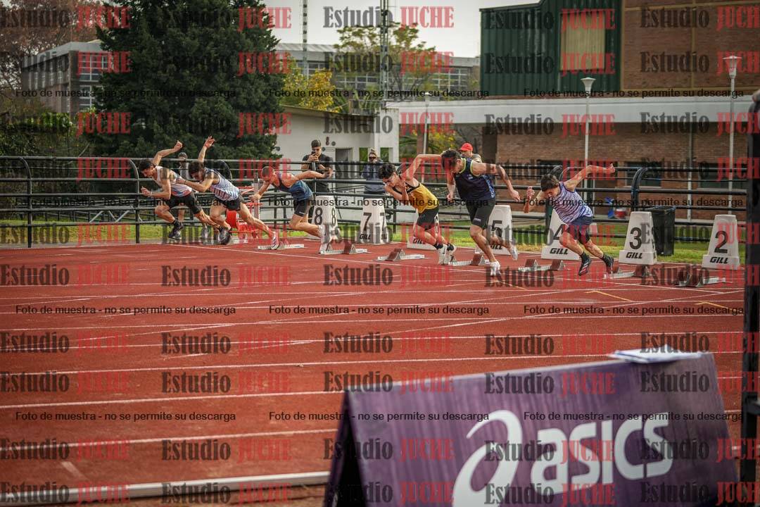 Fotos de los 110 m con vallas de varones