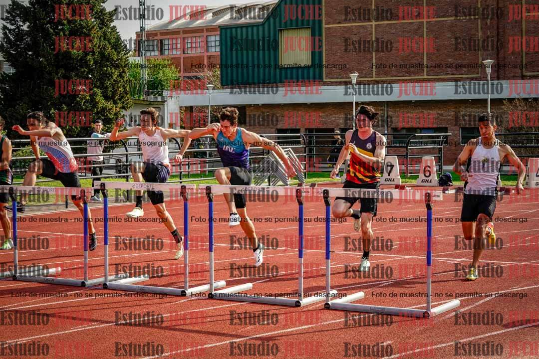Fotos de los 110 m con vallas de varones