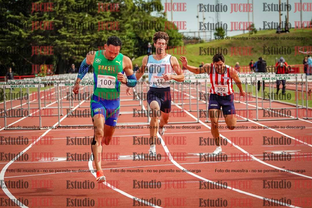 Fotos de los 110 m con vallas de varones