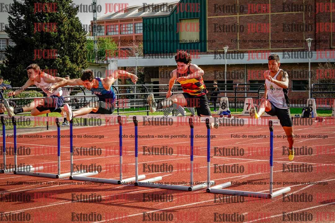 Fotos de los 110 m con vallas de varones