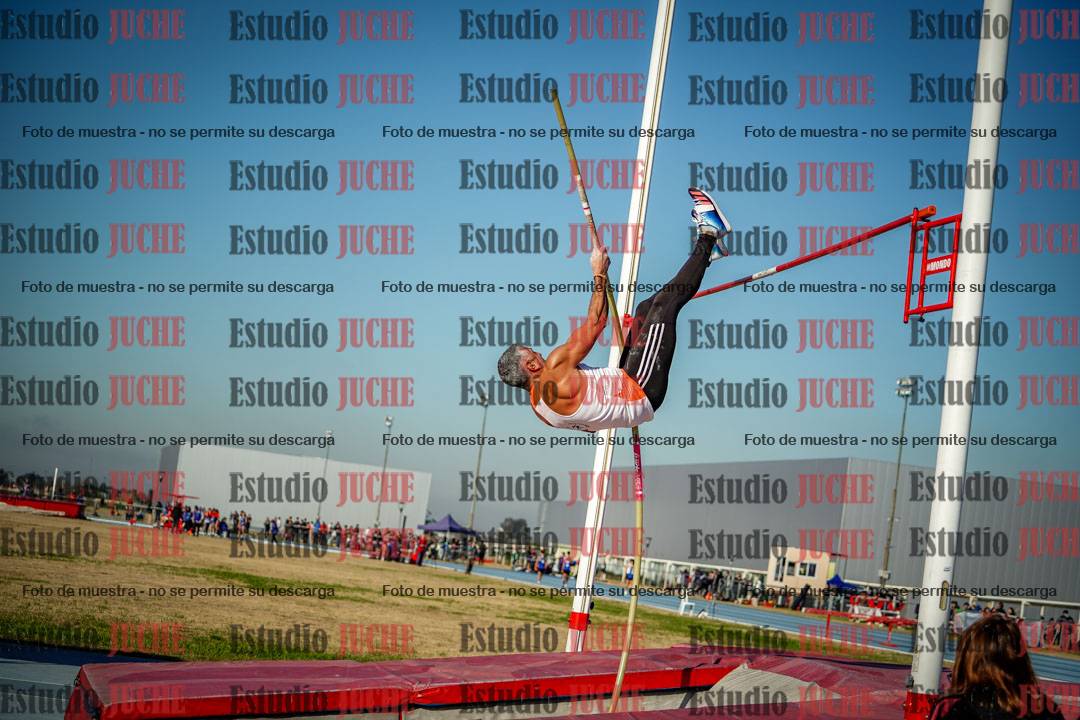 Fotos del salto con garrocha de mujeres y varones