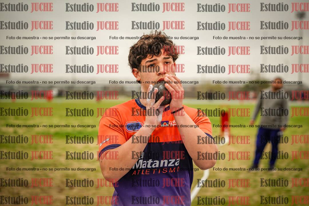 Fotos del lanzamiento de bala de varones
