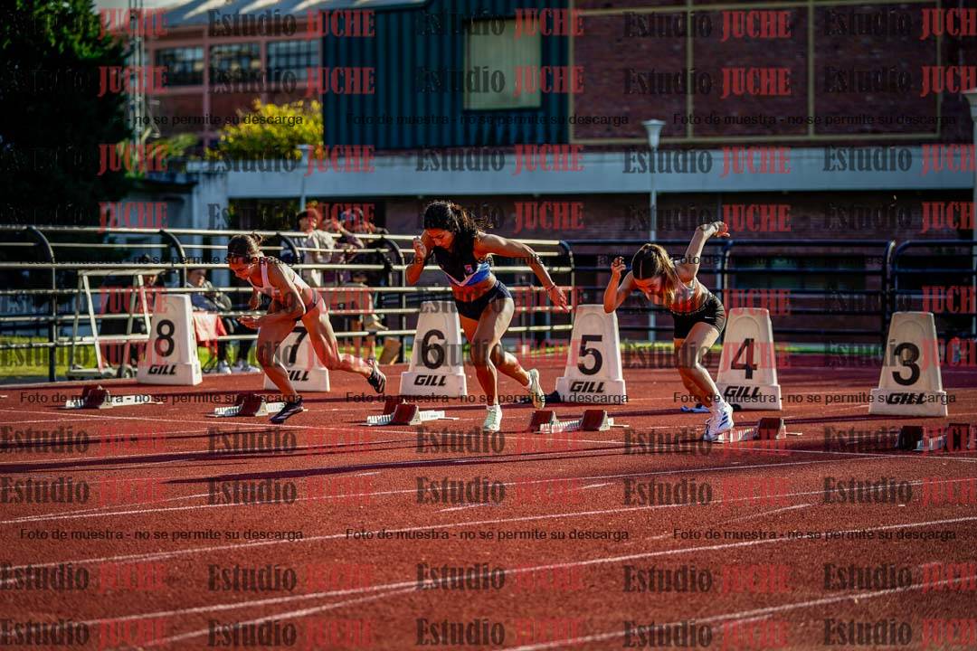 Fotos de los 100 m con vallas de mujeres