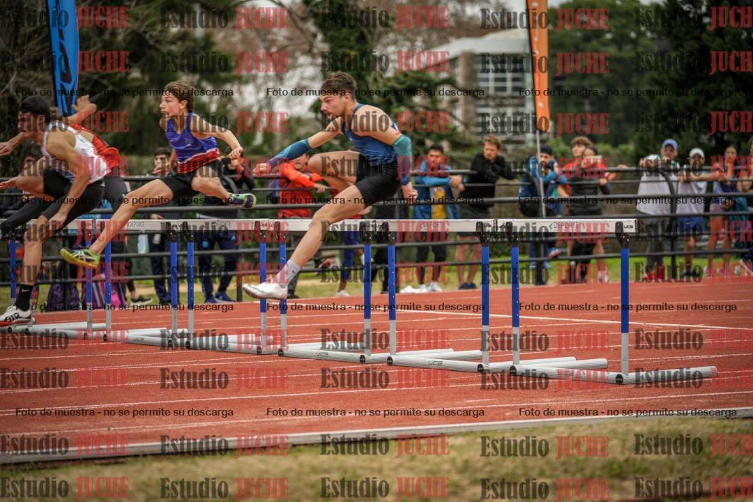 Fotos de los 110 m con vallas de varones
