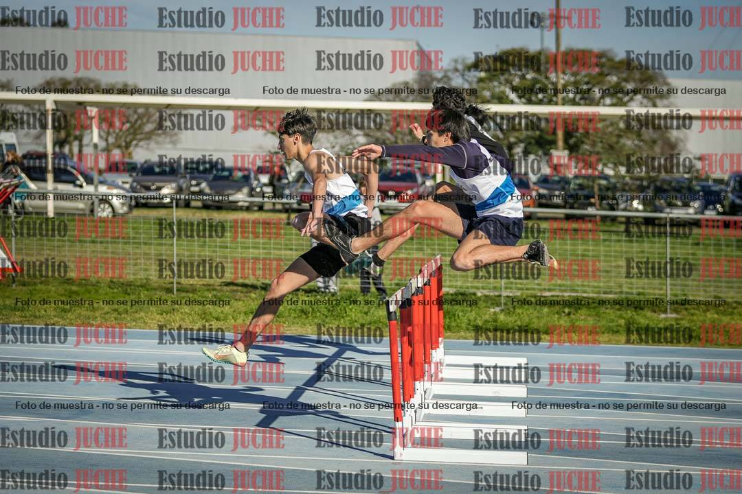 Fotos de los 110 m con vallas de varones - U17 (incluye heptatlón)
