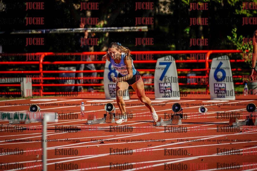 Fotos de los 100 m con vallas de mujeres - hepta 1