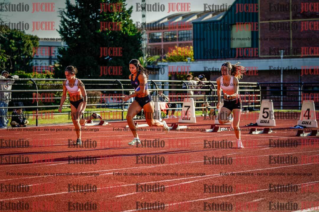 Fotos de los 100 m con vallas de mujeres