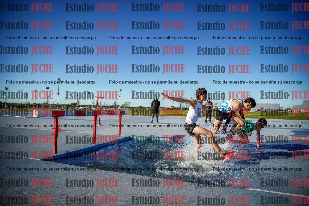 Fotos de los 3000 m con obstáculos de varones