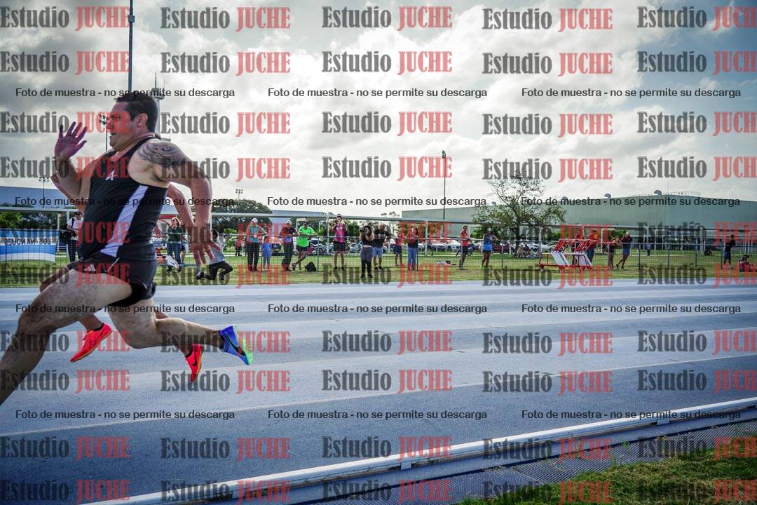 Fotos de los 100 m llanos de varones