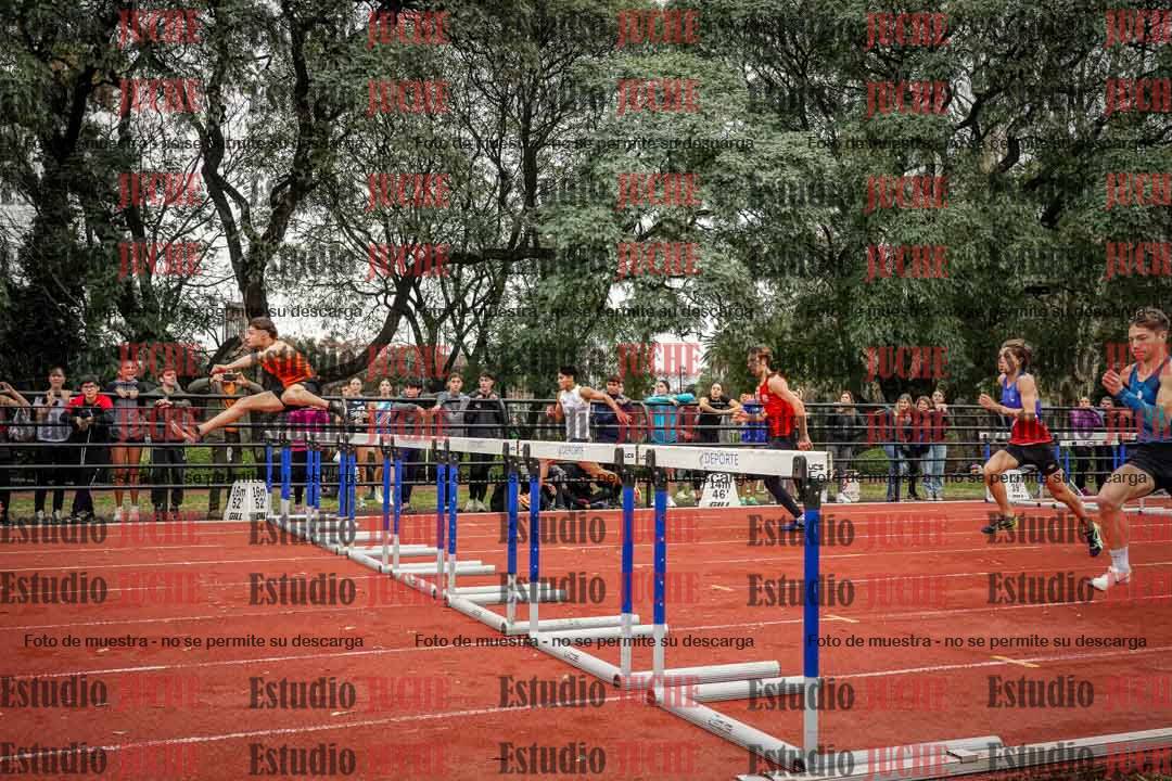Fotos de los 110 m con vallas de varones