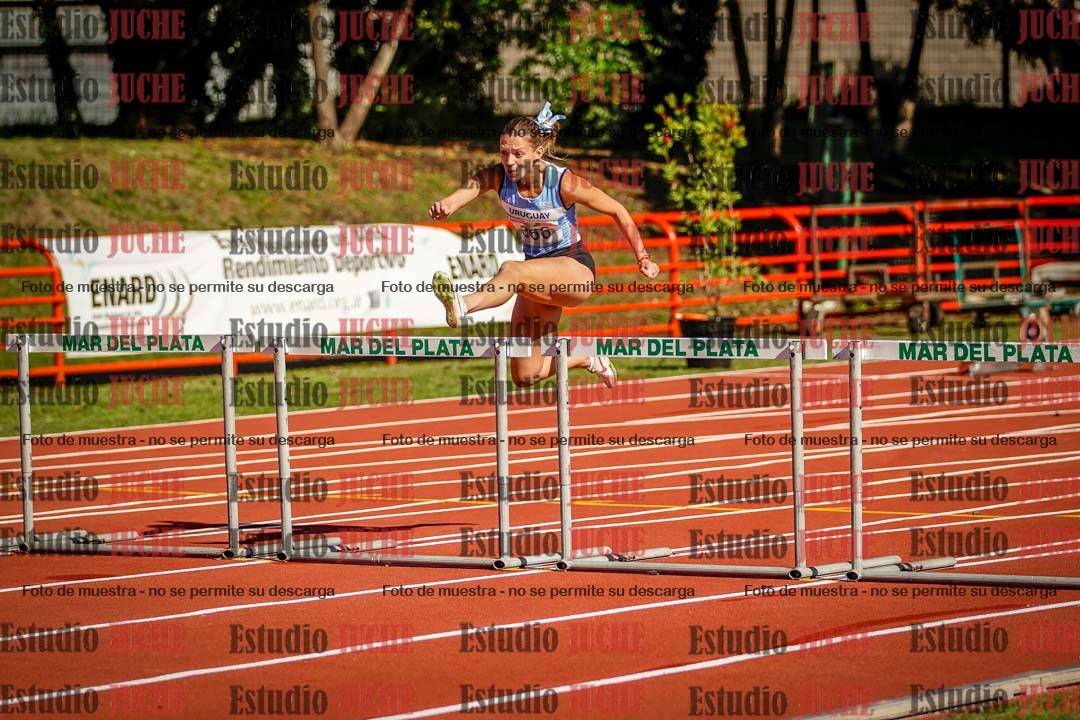 Fotos de los 100 m con vallas de mujeres - hepta 1