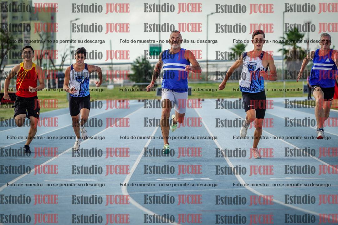 Fotos de los 100 m llanos de varones