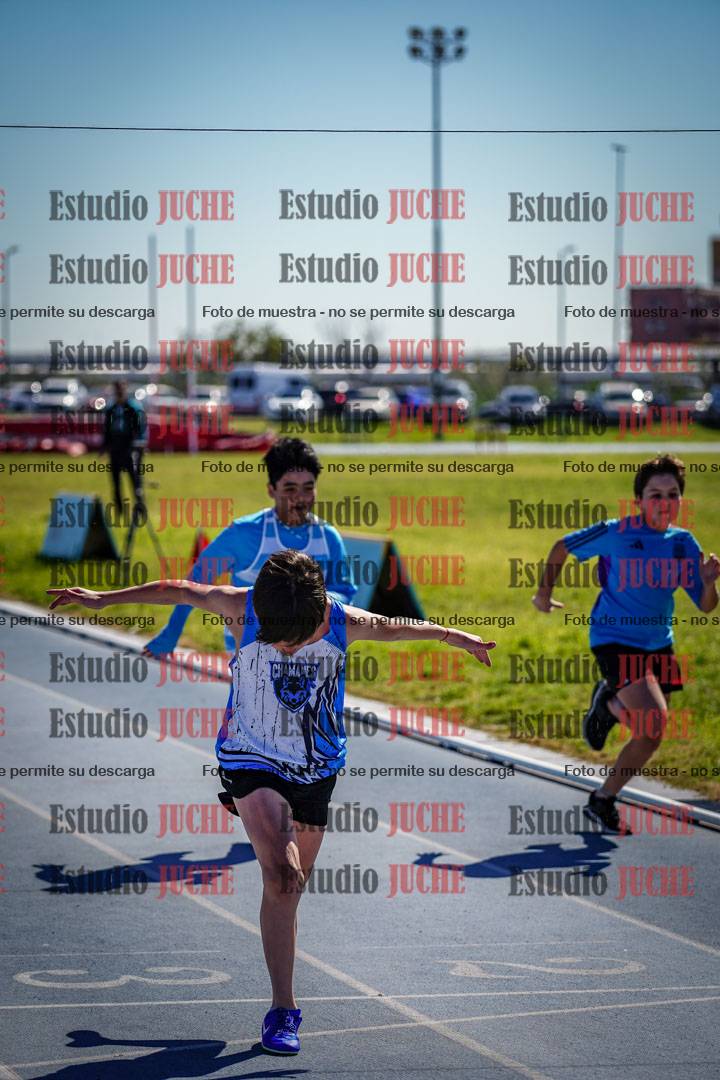 Fotos de los 50 m llanos de varones